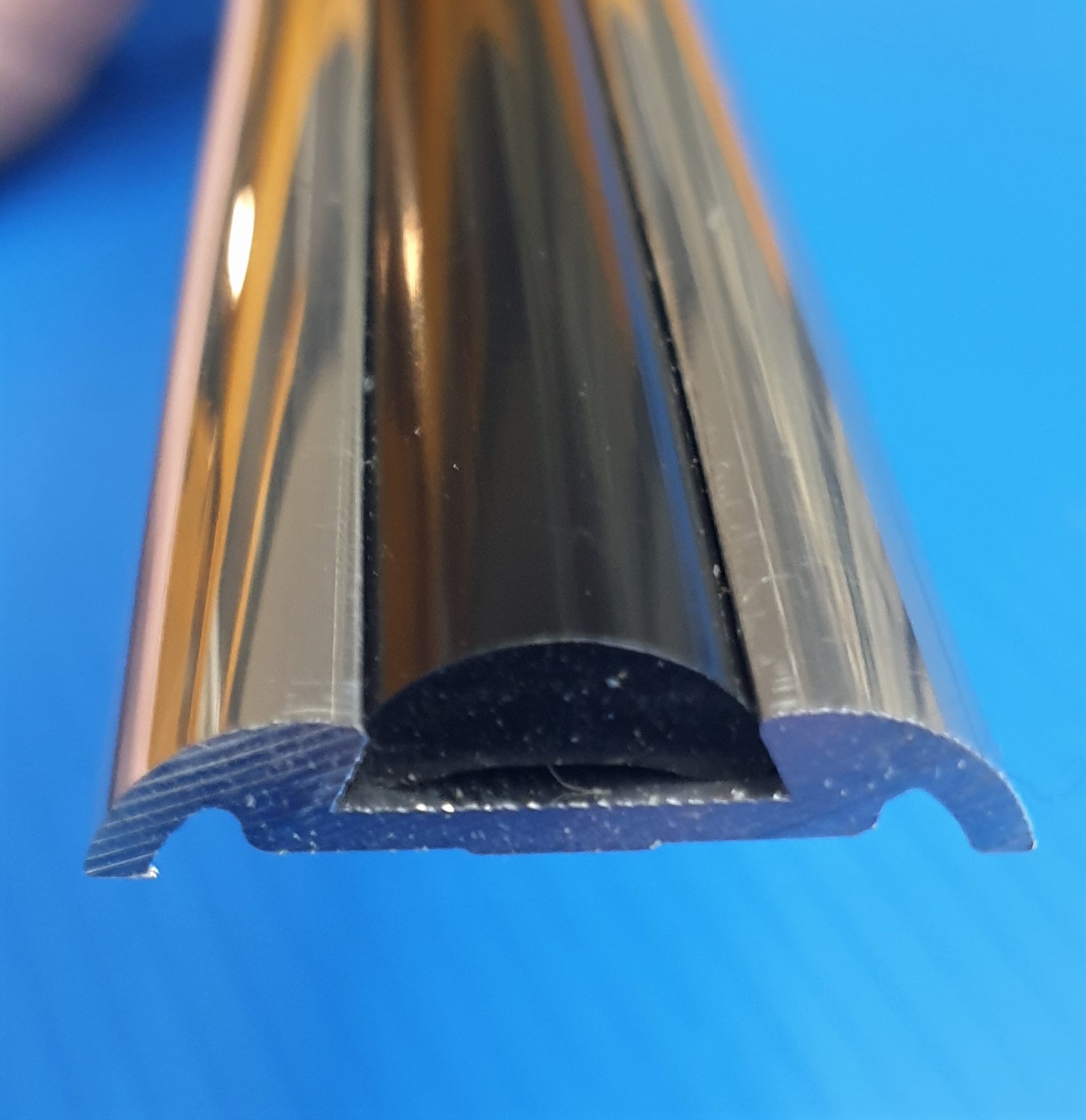 Aluminium Polished Herzim Rail alum-herzim-rail